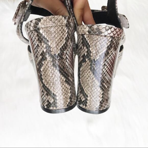 Steve Madden Anna Snake Print Platform Sandals - Picture 5 of 6